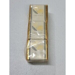 Vintage Calla Lily English Bath by Ben Rickert Inc Cubes Original SET OF 3